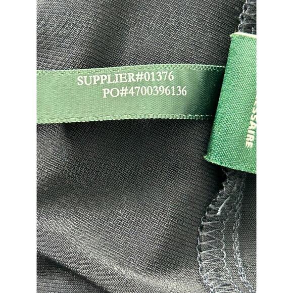 Lauren Ralph Lauren Floral Print Shift Dress Size 16 Navy Sleeveless Liquid Knit - Picture 9 of 11